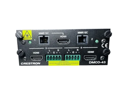 Tarjeta de salida de medios digitales Crestron DMCO-43 - HDMI + fibra MMF/SC - probada Foto 1 de 4