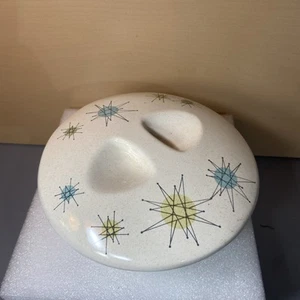 Franciscan Starburst MCM Atomic Round Covered Bowl - No Chips/Cracks - Picture 1 of 15