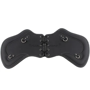 A Pair Universal Black PU Heat Saddle Shield Deflectors For Harley Dyna Touring - Picture 1 of 24