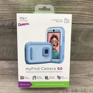 Cámara Myfirst AI para niños | myFirst Camera 50 azul caja abierta - Imagen 1 de 6