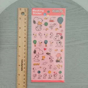 1 Sheet Novelty Snoopy Stickers Scrapbook Mobile Laptop DIY AUS Free Post - Picture 1 of 2
