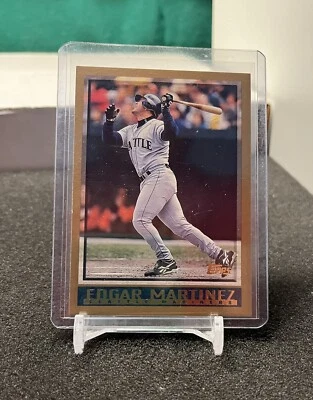 Edgar Martinez 1998 Topps card 297 Seattle Mariners - Image 1 of 2