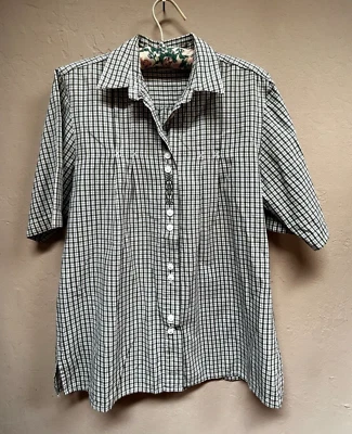 Camisa Distler Original Alemana Oktoberfest Abotonada Manga Corta Guinga Talla 38 Foto 1 de 4