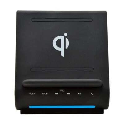 *CAJA ABIERTA* Concentrador de sonido de carga inalámbrica Azpen D108 DockAll Fast Qi, 10 W (negro) Foto 1 de 4