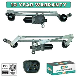 FOR NISSAN QASHQAI MK2 (J11) 2014-2021 FRONT WINDSCREEN WIPER MOTOR & LINKAGE - Picture 1 of 12