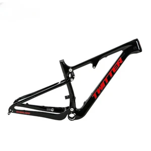 27.5/29er Carbon Fiber Full Suspension Mountain Bike Frameset 148mm Thru Axle  - Picture 1 of 29