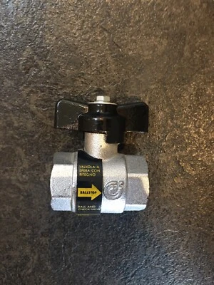 Caleffi ballafix and check valve 3/4 female iron -323050 WRAS approved