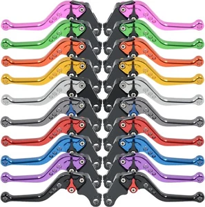 Shorty Long Brake Clutch Levers for Kawasaki Ninja ZX6R 9R 10R 12R 14R Z900 Z650 - Picture 1 of 22