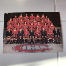 Montreal Canadiens 1973-74 Team Issued Card Stock Hockey Photo Guy Lafleur