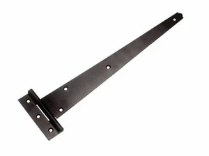 3X Correa Bisagras T Camiseta Puerta/Puerta/Caseta 30.5cm Acero Negro Onestopdiy - Imagen 1 de 1