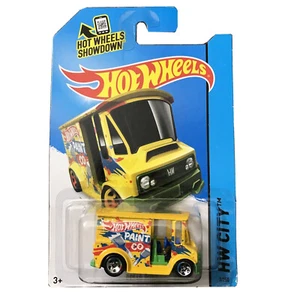 HotWheels Brotkasten 7/250 von 2014. HW City Serie Yellow Paint Company Green Base - Bild 1 von 1