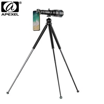 APEXEL 60xSuper Telephoto Zoom PhoneLens Powerful Monocular Metal Telescope lens - Image 1 of 4
