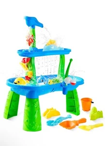 Kinder Wassertisch, 3 Schicht Wassertisch Outdoor Spiel Spielzeug, - Bild 1 von 8