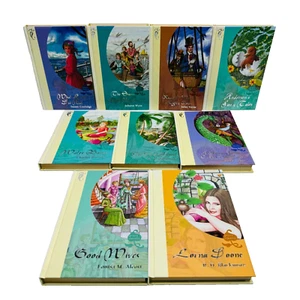 Lote de paquete de libros Priory Classics tapa dura pequeño x9 ficción clásica infantil - Imagen 1 de 23