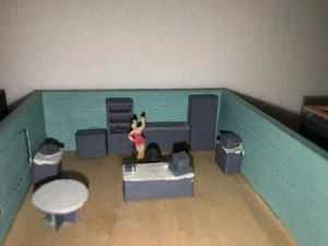 Juego de muebles de oficina para gerente ejecutivo (CEO) escala 1/87 - Imagen 1 de 11