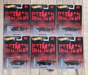 2023 Hot Wheels Premium The Batman Batmobile DC1:64 Scale Lot Of 6 - Picture 1 of 5