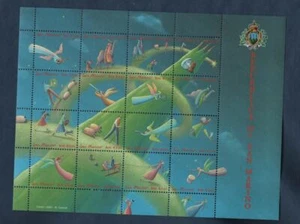 SAN MARINO 2001 NATALE IN FOGLIETTO MNH** - Imagen 1 de 1