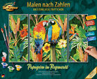 Malen nach Zahlen - Papageien im Regenwald (Tripty)