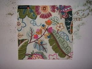 G P & J Baker, Exotic Garden, Embroidered Floral Remnants, Various Sizes - Picture 1 of 13
