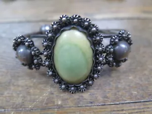 VTG MEXICO MARKED Sterling Silver Bracelet - SEE ITEM BROKEN ITEM - Picture 1 of 12