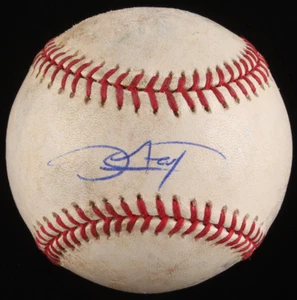 Dexter Fowler Signed Game-Used ML Baseball (JSA COA) 2016 World Champion Cubs - Picture 1 of 11