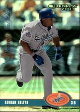 2003 Donruss Stat Line Season Dodgers Baseball Card #300 Adrian Beltre/75
