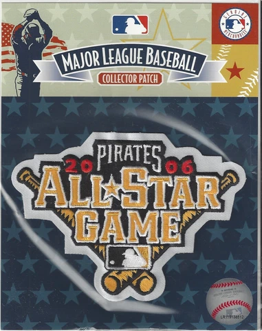 2006 MLB All Star Sleeve Patch Pittsburgh Pirates Official Licensed Jersey Logo Cover