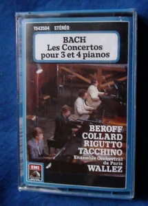 Sealed Beroff EMI Collard Rigutto Tacchino Walez Bach Concerto for 3 & 4 Pianos - Picture 1 of 4