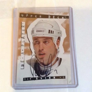 94-95 1994-95 BE A PLAYER DAN QUINN AUTÓGRAFO AUTOMÁTICO 89 LOS ANGELES KINGS - Imagen 1 de 1