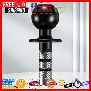 Black Fork Stem Base Aluminum Alloy Motorcycle Fork Stem Mount Bike Phone Mount - Photo 1 sur 18