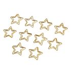 100pcs Star Paper Clips Plating Process Paperclips For Office School Supply Tpg