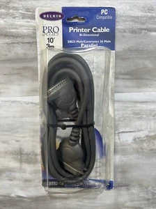 Printer Cable DB25 Parallel Cable Bi-Directional 10 ft (3m) - Picture 1 of 5