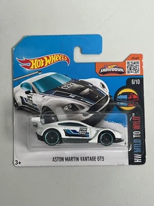 HOT WHEELS ASTON MARTIN VANTAGE GT3 WHITE HW MILD TO WILD 2016 SC2 - Picture 1 of 2