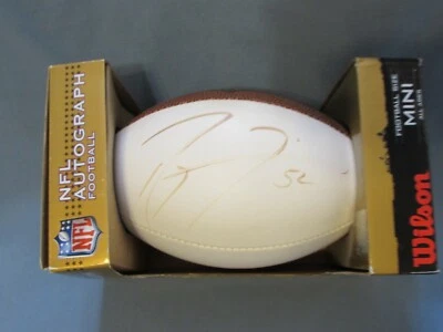 Ray Lewis Autographed Mini Football PSA/DNA - Image 1 of 4