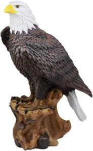 American Pride National Emblem Bald Eagle Statue 16.5" H Independence Day Americ - Picture 1 of 10