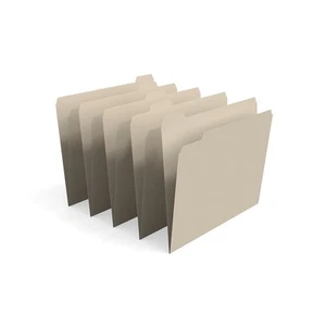 MyOfficeInnovations Manila File Folders Letter 5 Tab Assorted Position 100/Box - Picture 1 of 3