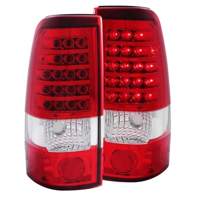 Anzo 311010 Red Clear Lens Led Tail Lights for Chevy Silverado and GMC Sierra - Image 1 of 4