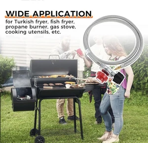 5 Fuß 0-10 PSI Einstellbarer Hochdruck Propan Regler für Truthahn Friteuse - Bild 1 von 7