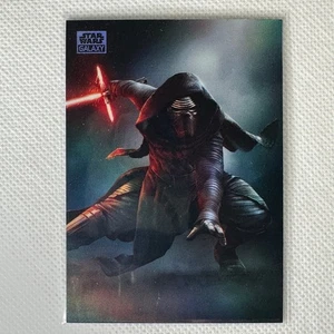 2024 Topps Chrome Star Wars Galaxy Refractor #23 Kylo Ren - Picture 1 of 3