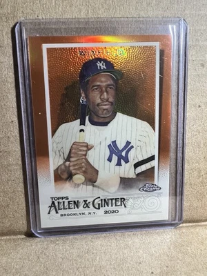 2020 Topps Chrome Allen & Ginter DAVE WINFIELD ORANGE REFRACTOR /25 SP Yankees🔥 - Image 1 of 2