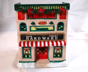 Vintage 1992 Christmas Valley Mainstreet Sammler Baumarkt mit Box & Licht - Bild 1 von 8