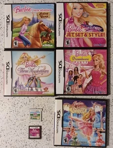 Nintendo DS 7 Barbie Games - Picture 1 of 3