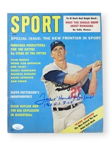 Frank Howard Signed Autograph Magazine SPORT 1961 Dodgers Inscribed JSA CB83162 - Picture 1 of 4
