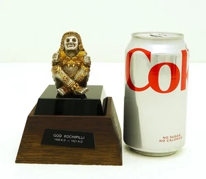 Tan Sterling Statue Gott Xochipilli Mexica Kultur Post Klassiker 1450 – 1521 - Bild 1 von 10