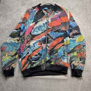 Adidas Originals x The Farm Venice Beach Mesh Track Jacket Tropical Men’s Large - Picture 1 of 9