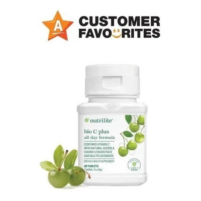 Amway Nutrilite Bio C Plus All Day Formula Vitamin C 60 Tablets – Immune Support - Image 1 of 4