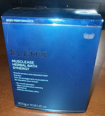BAÑO HERBAL ELEMIS MUSCLEASE SINERGIA 10 sobres 300 g 10,6 oz ¡EXP 2028 GENUINO!! Foto 1 de 4