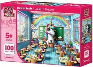 NEW Art Puzzle 100 Pieces Jigsaw Puzzle Kids 5+ Ages Class of Dreams - Picture 1 of 2