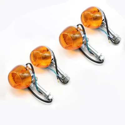 4PCS Turn Signal Lights 33400-436-679 For Honda XL125 CL125S Scrambler CB125S - Imagen 1 de 4