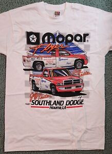 Southland Dodge Mopar Flyer T-Shirt Jeff & Joey Teuton NHRA Houma, LA Classic